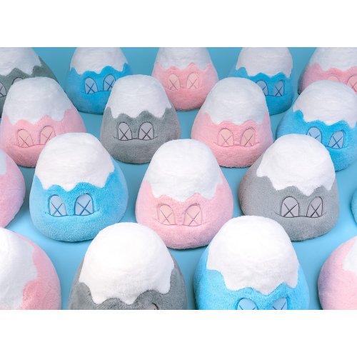 KAWS HOLIDAY JAPAN Mount Fuji Plush Pink [Toys & Collectibles